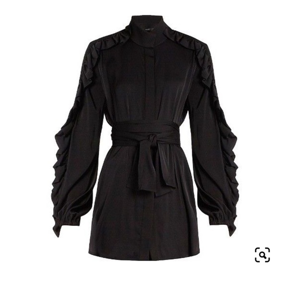 Ellery Black Silk Tunic Blouse. - Picture 10 of 10